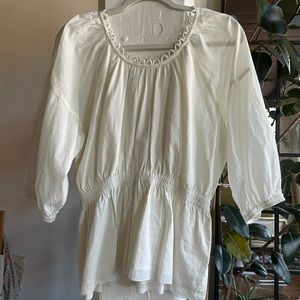Apiece Apart Peplum Blouse